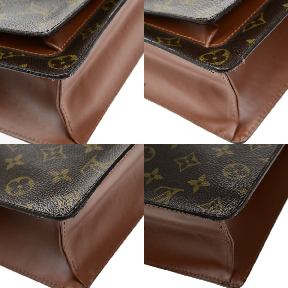 LOUIS VUITTON Monceau 2Way Shoulder Hand Bag Monogram Leather BN M51185 98ED945