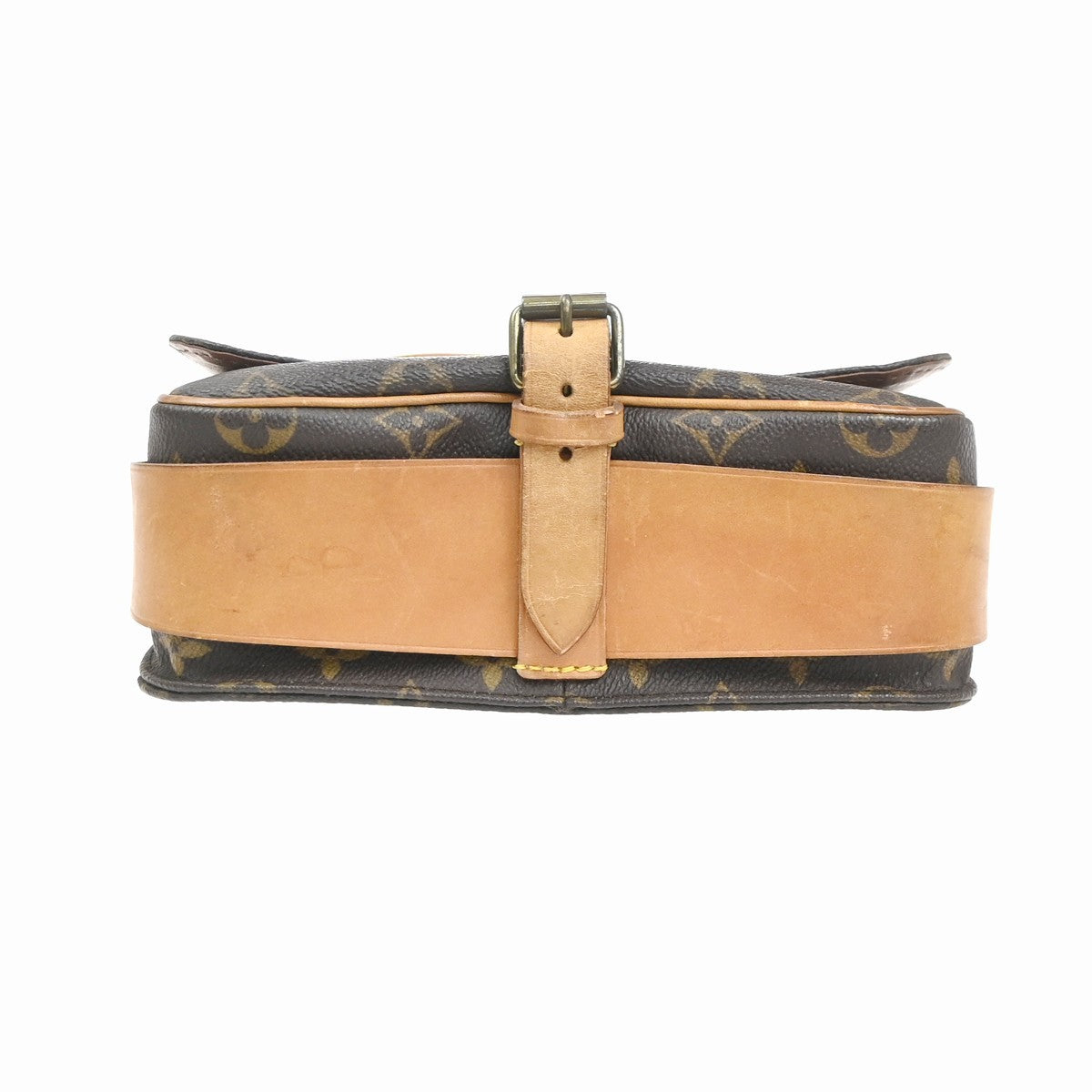 LOUIS VUITTON Cartouchiere MM Shoulder Bag Monogram Leather Brown M51253 83KC660