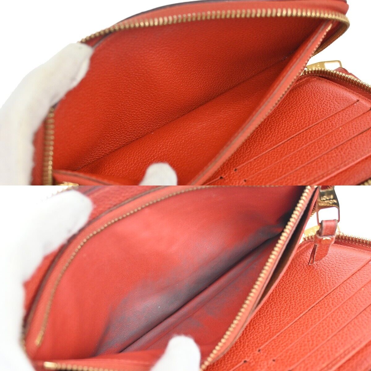 LOUIS VUITTON Secret Long Bifold Wallet Monogram Empreinte Orient M60297 69GA622