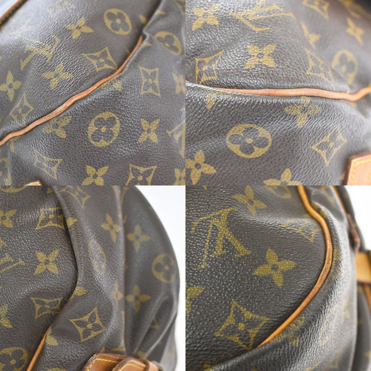 LOUIS VUITTON Saumur 35 Shoulder Bag Monogram Leather BN France M42254 89YH923