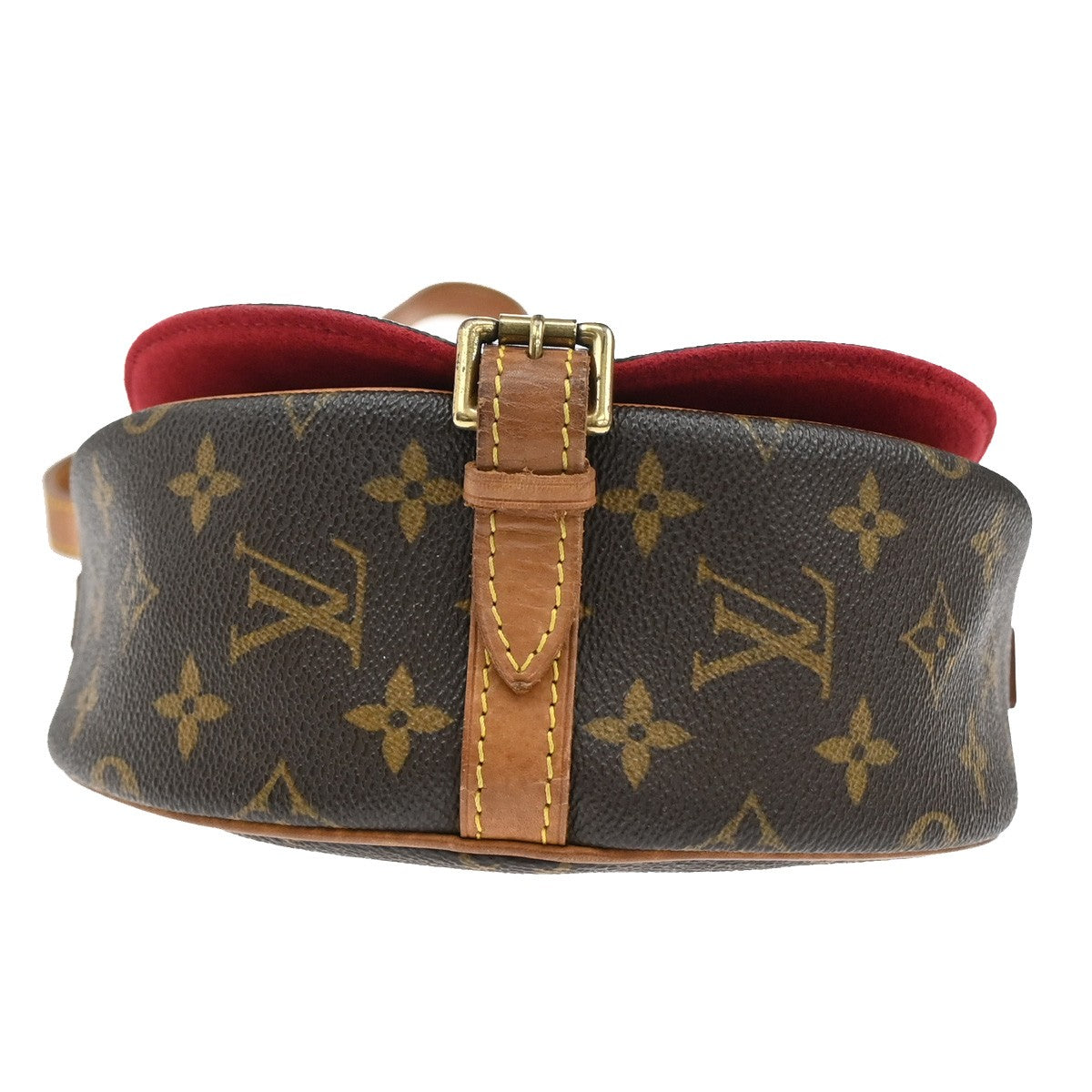 LOUIS VUITTON LV Tambourine Shoulder Bag Monogram Leather Brown M51179 29YH192