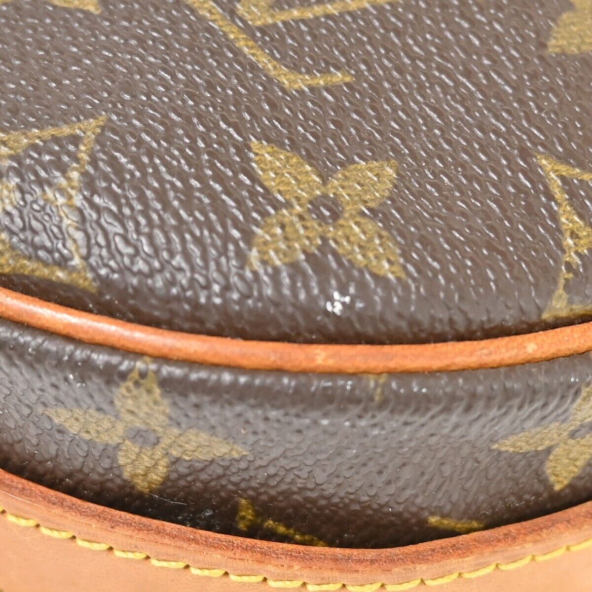 LOUIS VUITTON Jeune Fille GM Shoulder Bag Monogram Leather Brown M51225 81FA030