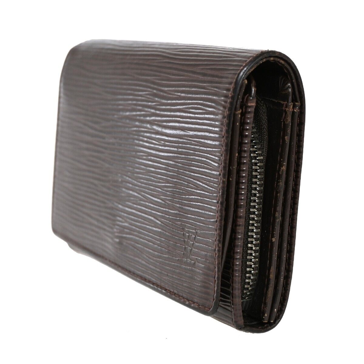 LOUIS VUITTON Portefeuille Tresor Bifold Wallet Epi Leather Brown M6350D 67HB294