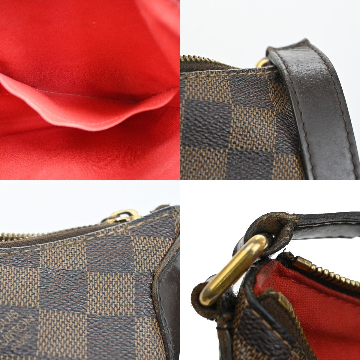 LOUIS VUITTON Bloomsbury PM Shoulder Bag Damier Leather Brown N42251 86CA932