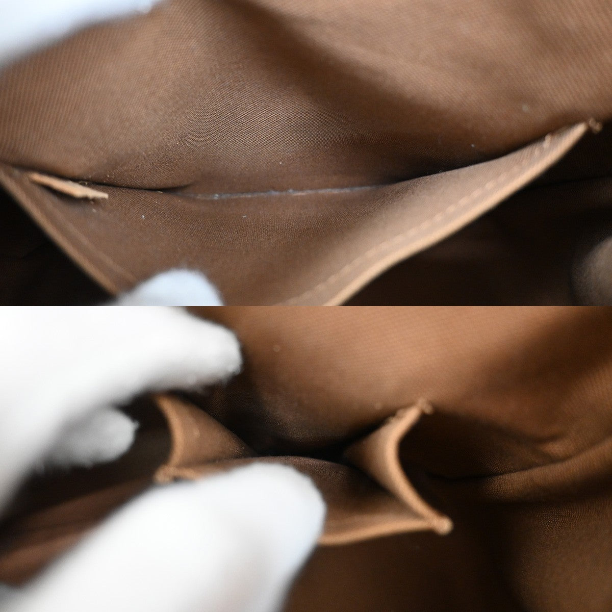 LOUIS VUITTON Batignolles Tote Hand Bag Monogram Leather Brown M51156 17TA054
