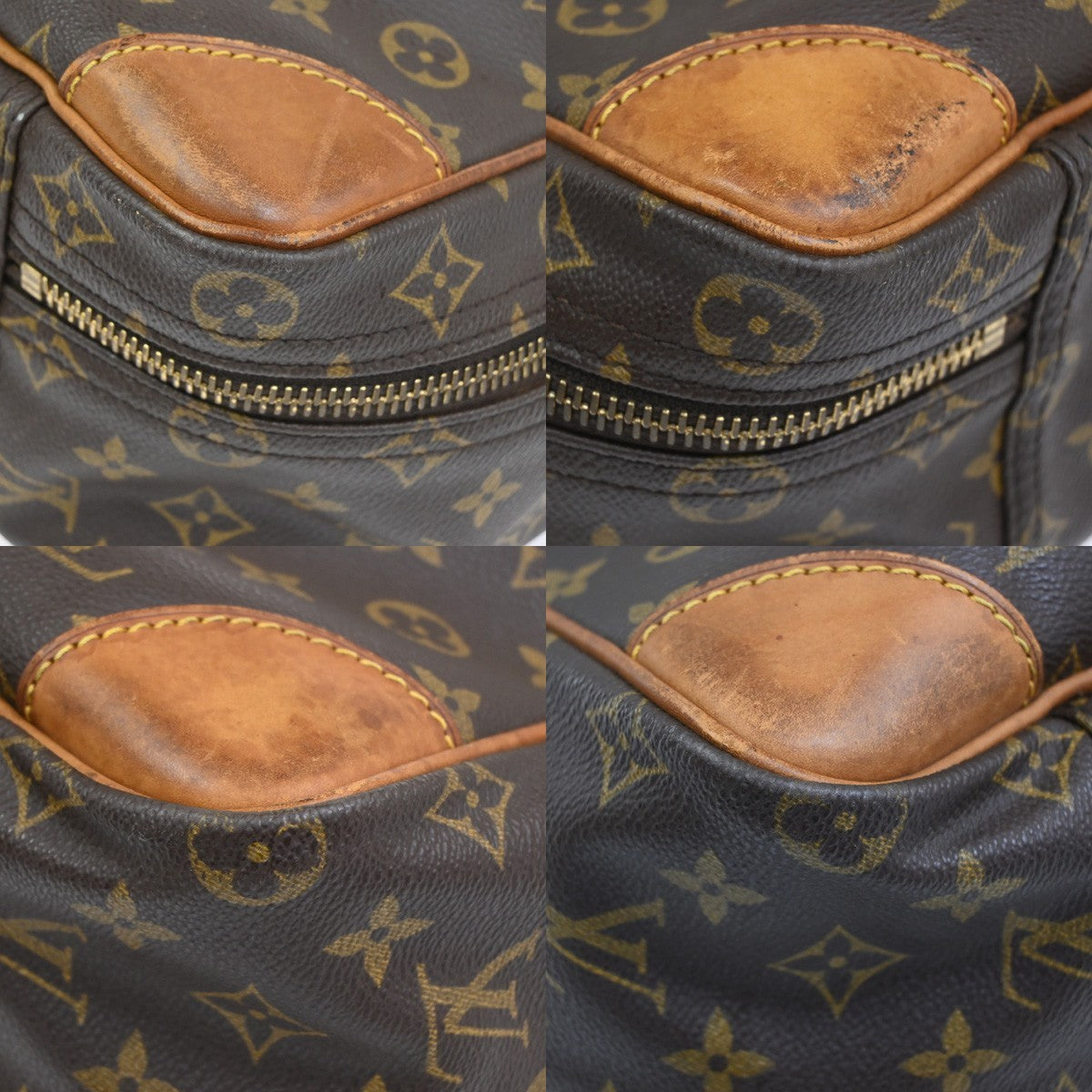 LOUIS VUITTON Sirius 45 Travel Hand Bag Monogram Leather Brown M41408 30CA927