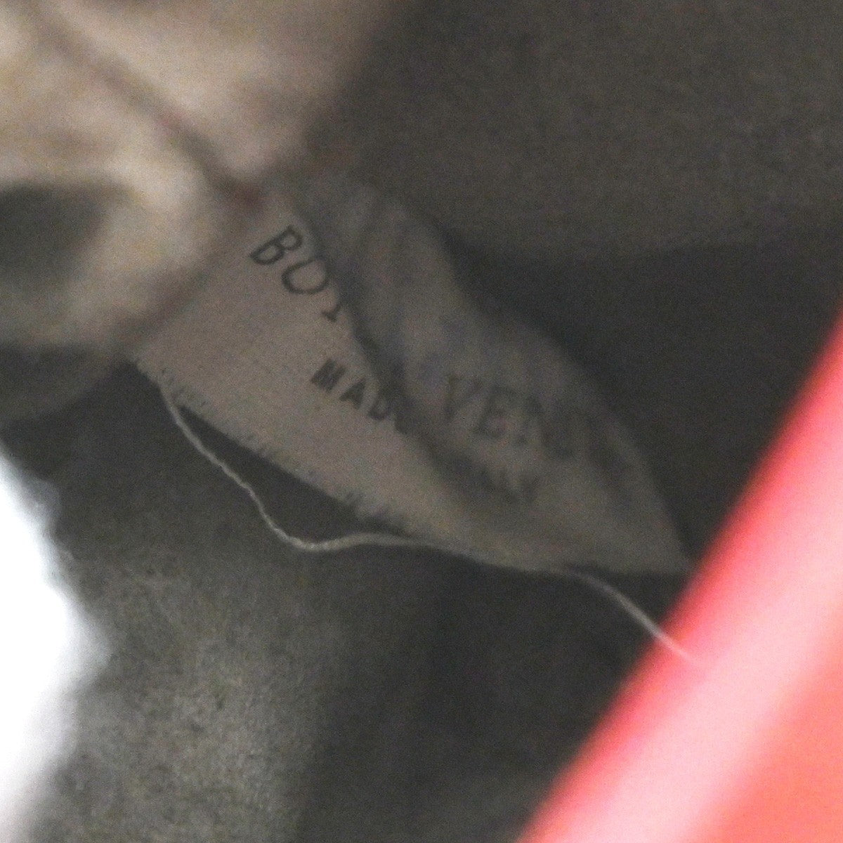 BOTTEGA VENETA Intrecciato Mini Chain Wallet Shoulder Bag Leather Red 11RF996