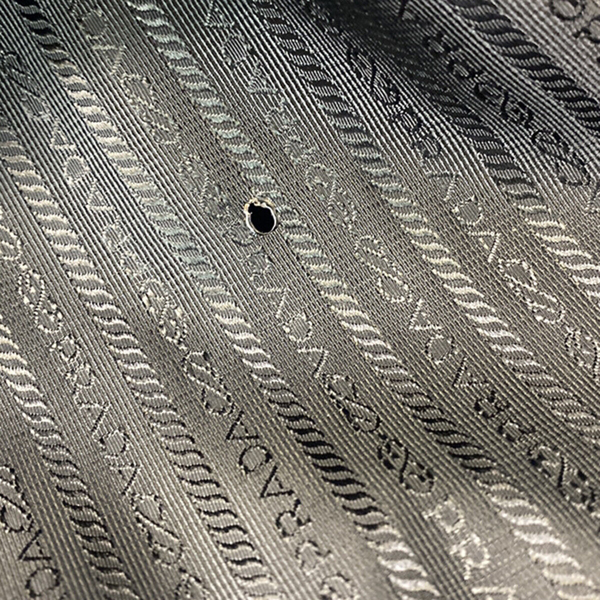 PRADA Logo 2Way Shoulder Hand Bag Vitello Daino Leather Black Nero SHW 12YG607