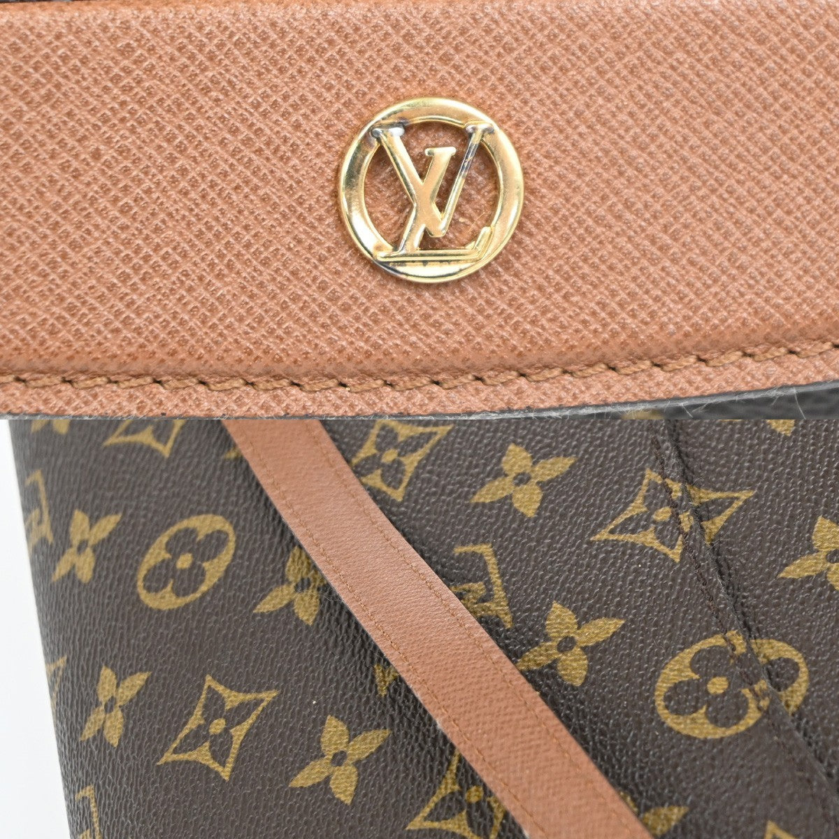 LOUIS VUITTON Bordeaux 2Way Shoulder Clutch Bag Monogram Leather M51797 65CB005