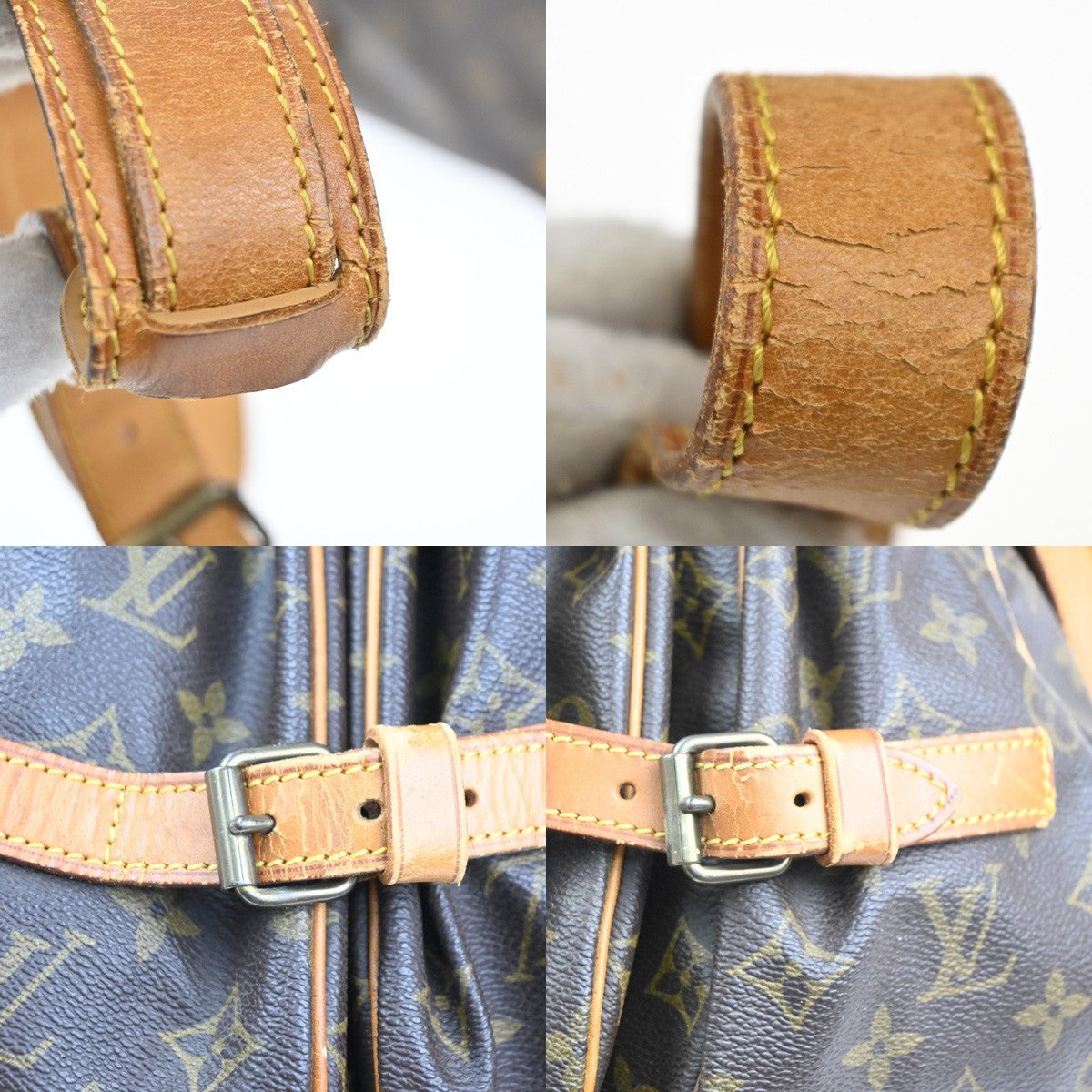 LOUIS VUITTON Saumur 35 Shoulder Bag Monogram Leather BN France M42254 87MA433