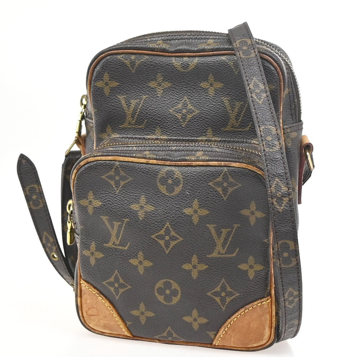 LOUIS VUITTON Amazon Crossbody Shoulder Bag Monogram Leather BN M45236 32KC766
