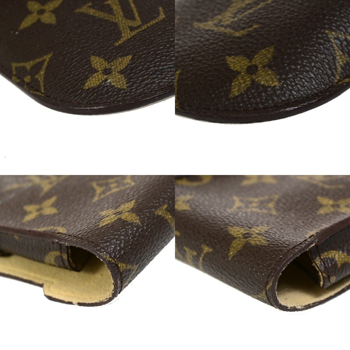 LOUIS VUITTON Etui Lunette Lava Glasses Case Monogram Leather BN M62970 04EB563