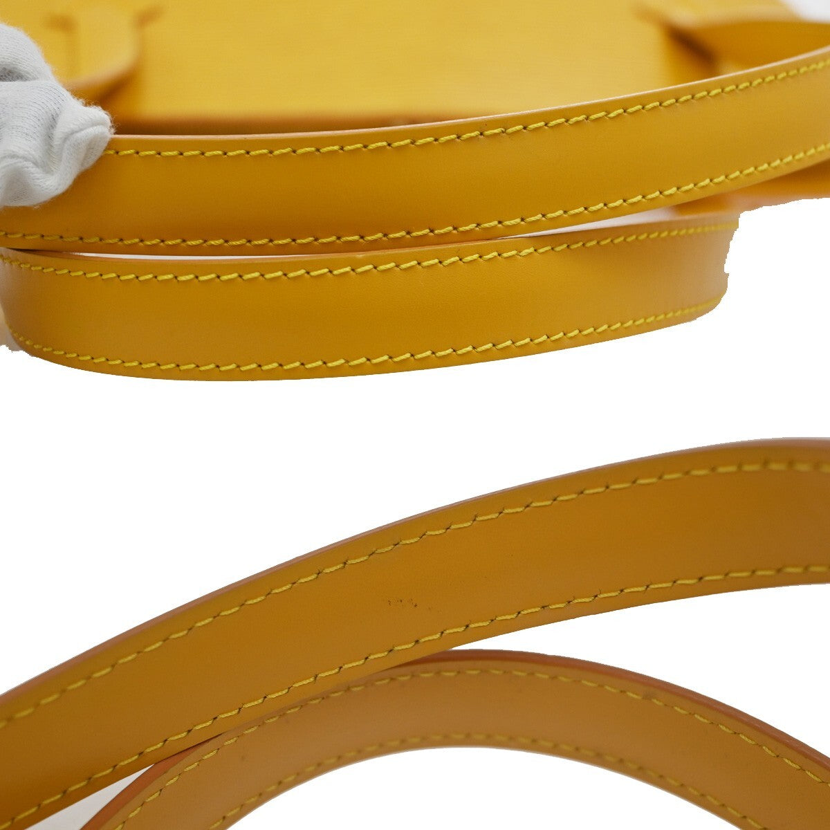 LOUIS VUITTON LV Lussac Shoulder Bag Epi Leather Yellow France M52289 89EE611
