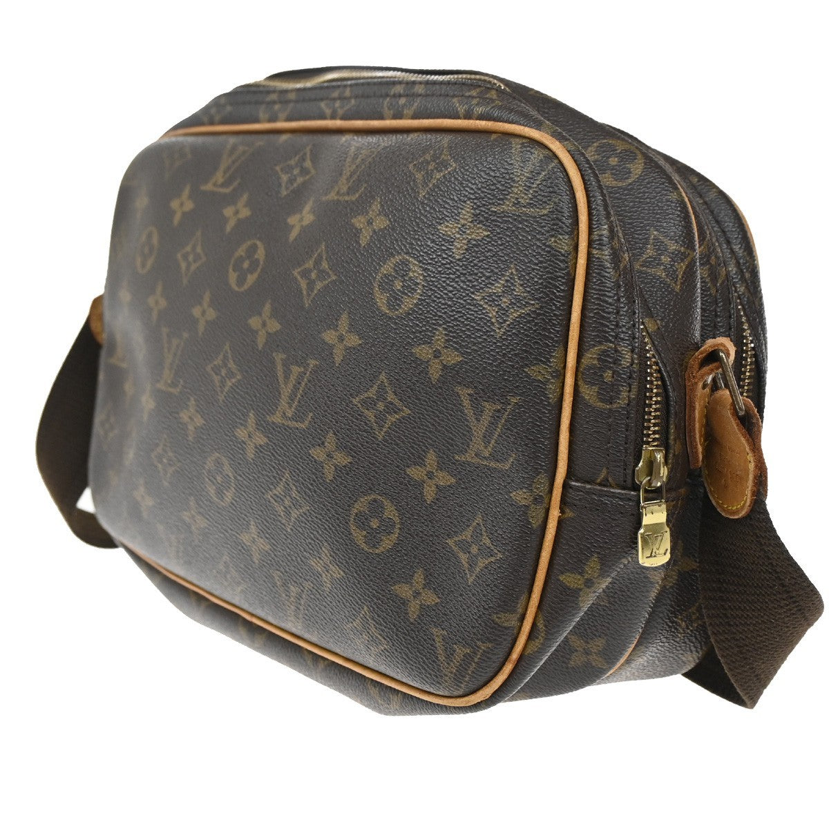 LOUIS VUITTON Reporter PM Crossbody Shoulder Bag Monogram Leather M45254 84CA314