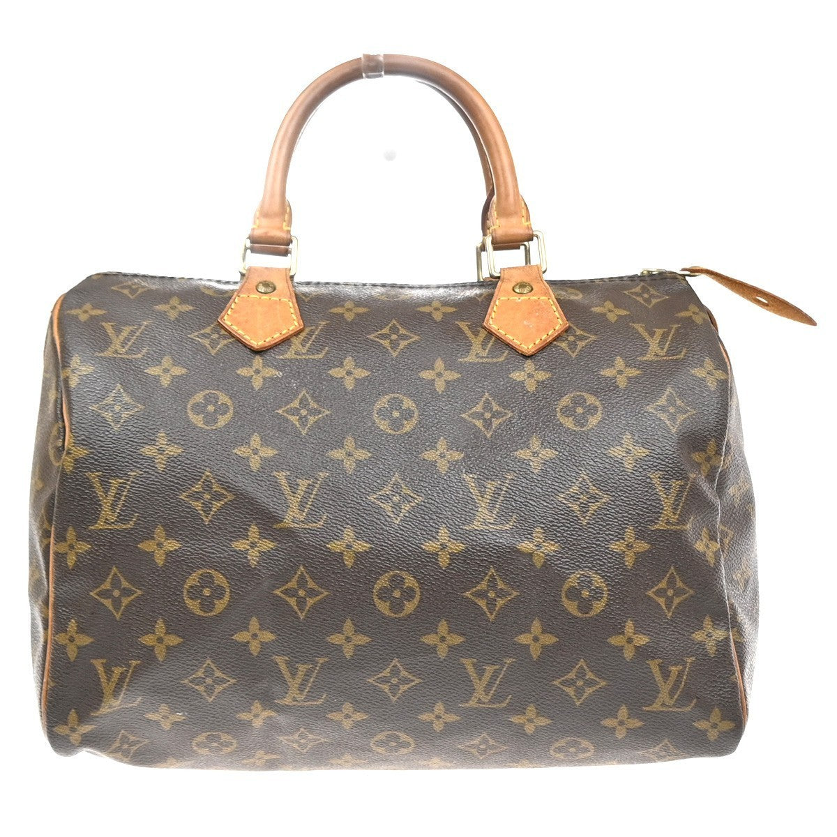 LOUIS VUITTON Speedy 30 Travel Hand Bag Monogram Leather Brown M41526 17MA564