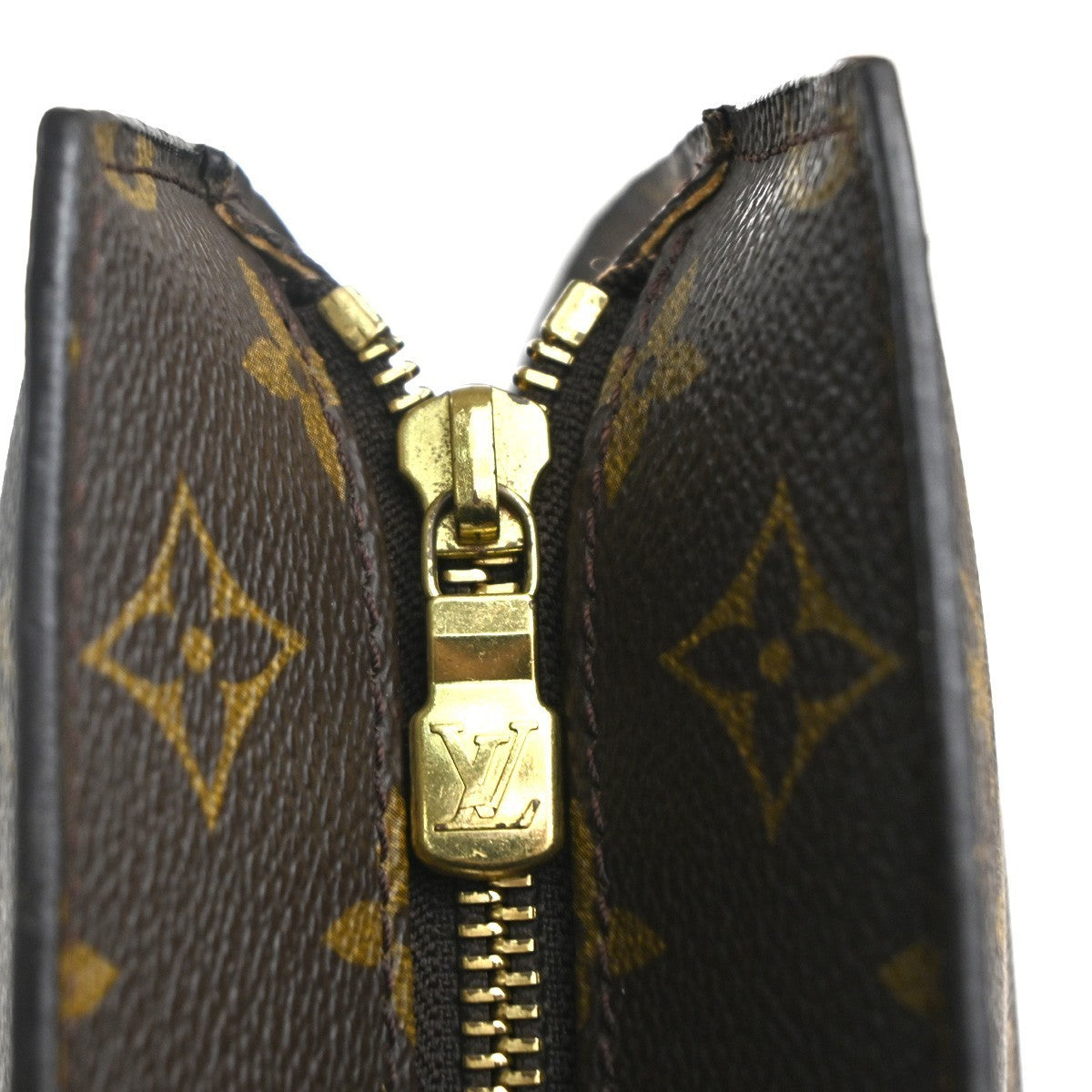 LOUIS VUITTON BABYLONE Shoulder Bag Monogram Leather Brown France M51102 98MA204