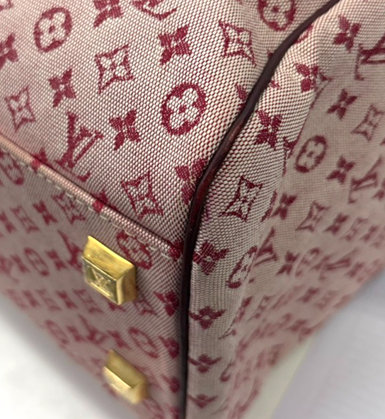 LOUIS VUITTON Josephine GM Hand Bag Monogram Mini Canvas Pink M92311 80MA336