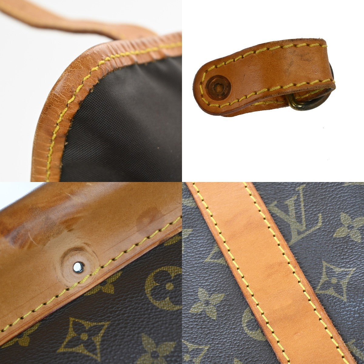 LOUIS VUITTON Sac Kleber 2way Hand Bag Monogram Leather Brown M58122 30MA642