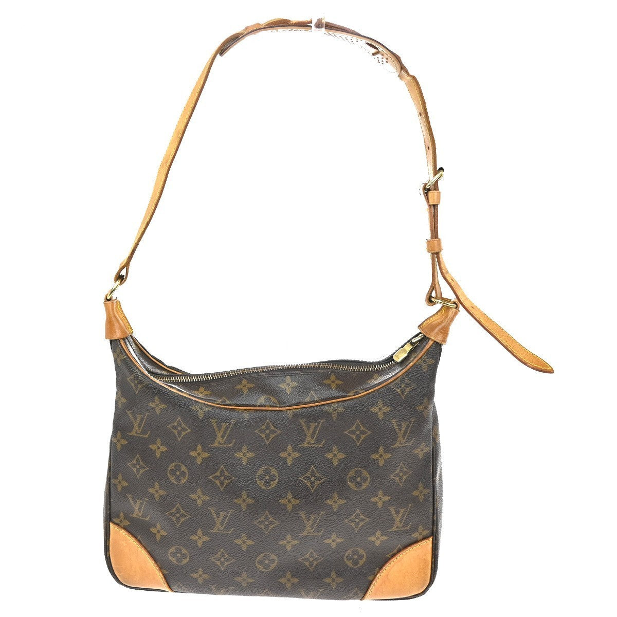 LOUIS VUITTON Boulogne 30 Shoulder Bag Monogram Leather Brown M51265 82CA634