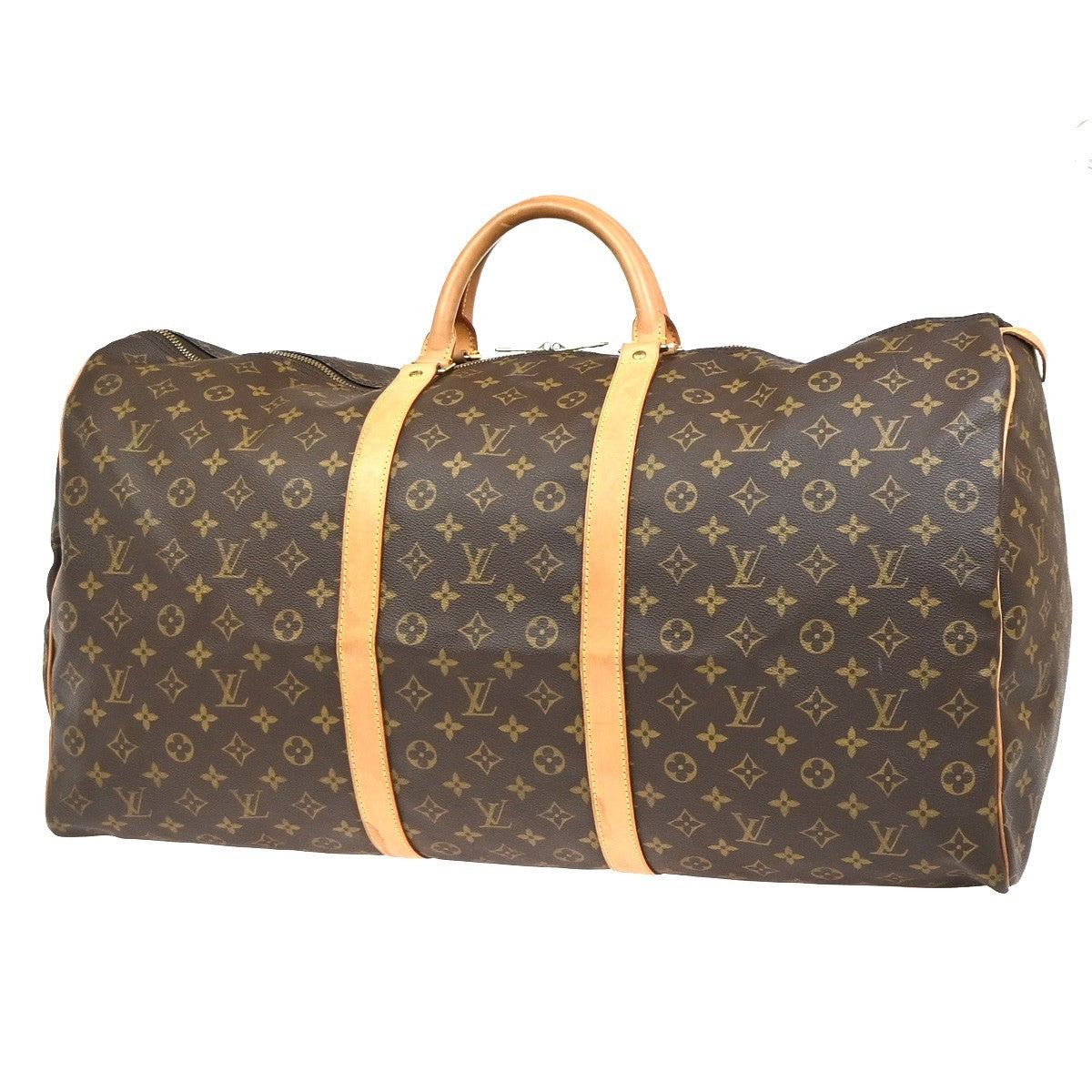 LOUIS VUITTON Keepall 60 Travel Hand Bag Monogram Leather Brown M41422 96YH892