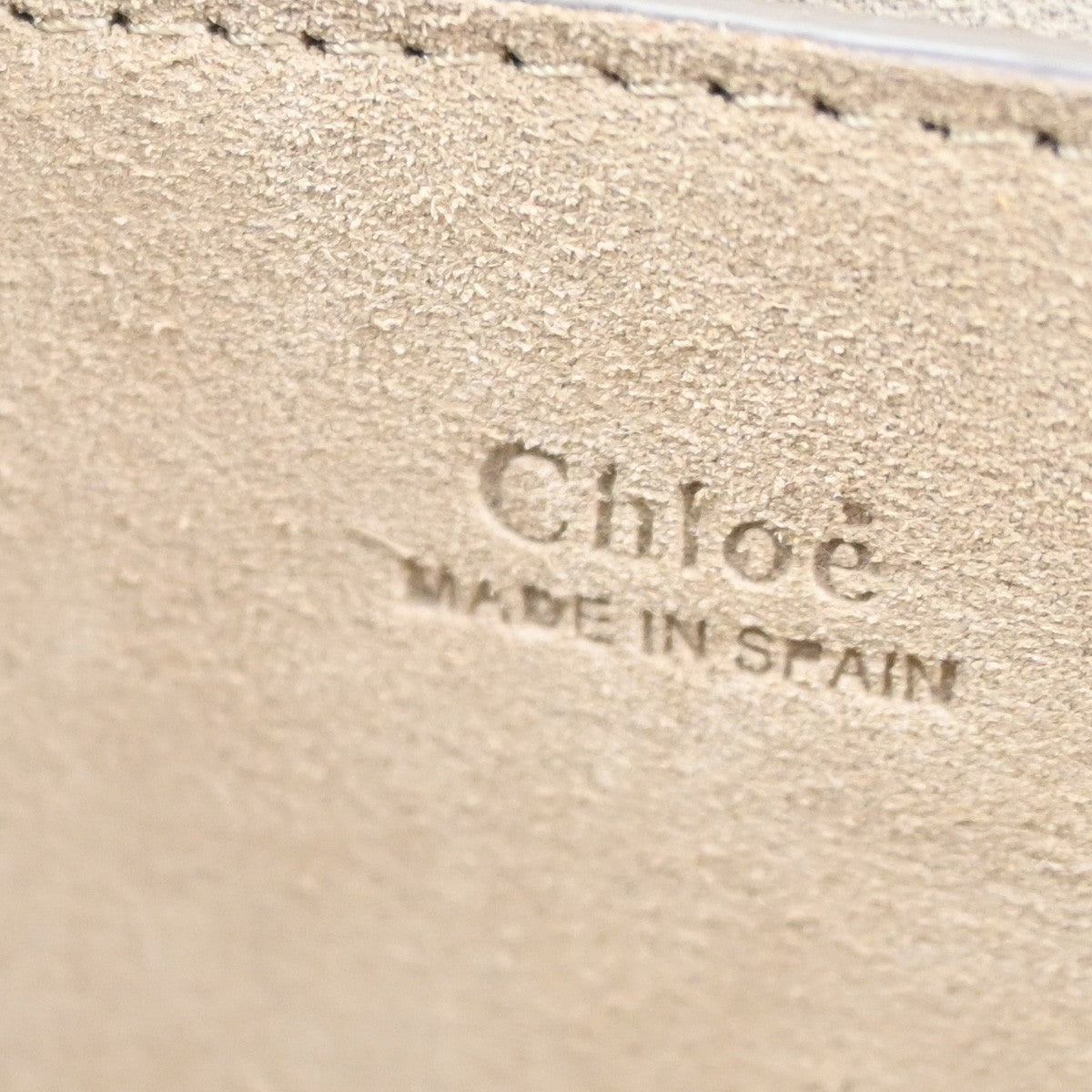 CHLOE Logo Faye Crossbody Shoulder Bag Suede Leather Blue Spain GHW 38CA694