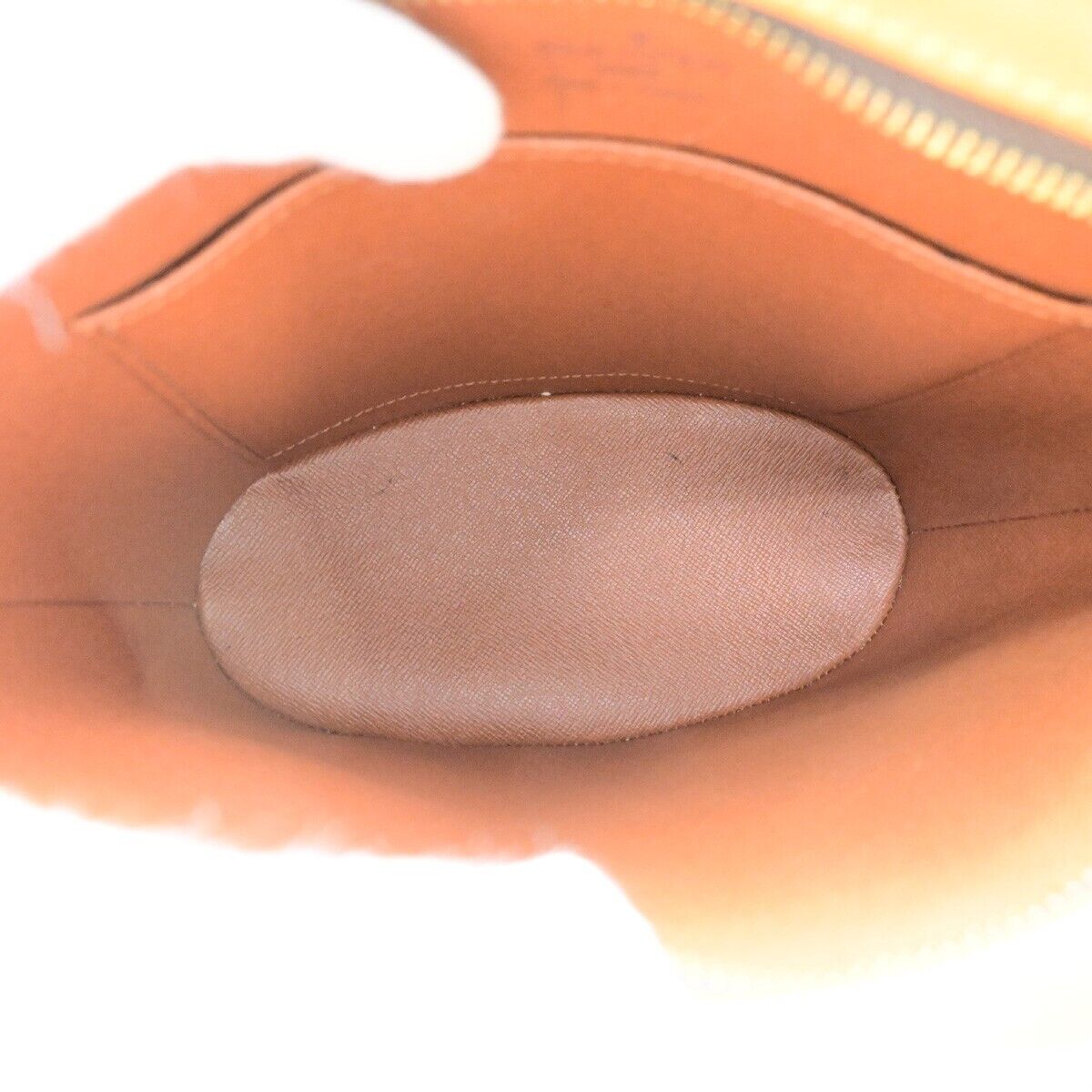 LOUIS VUITTON Logo Drouot Shoulder Bag Monogram Leather Brown M51290 76ED002