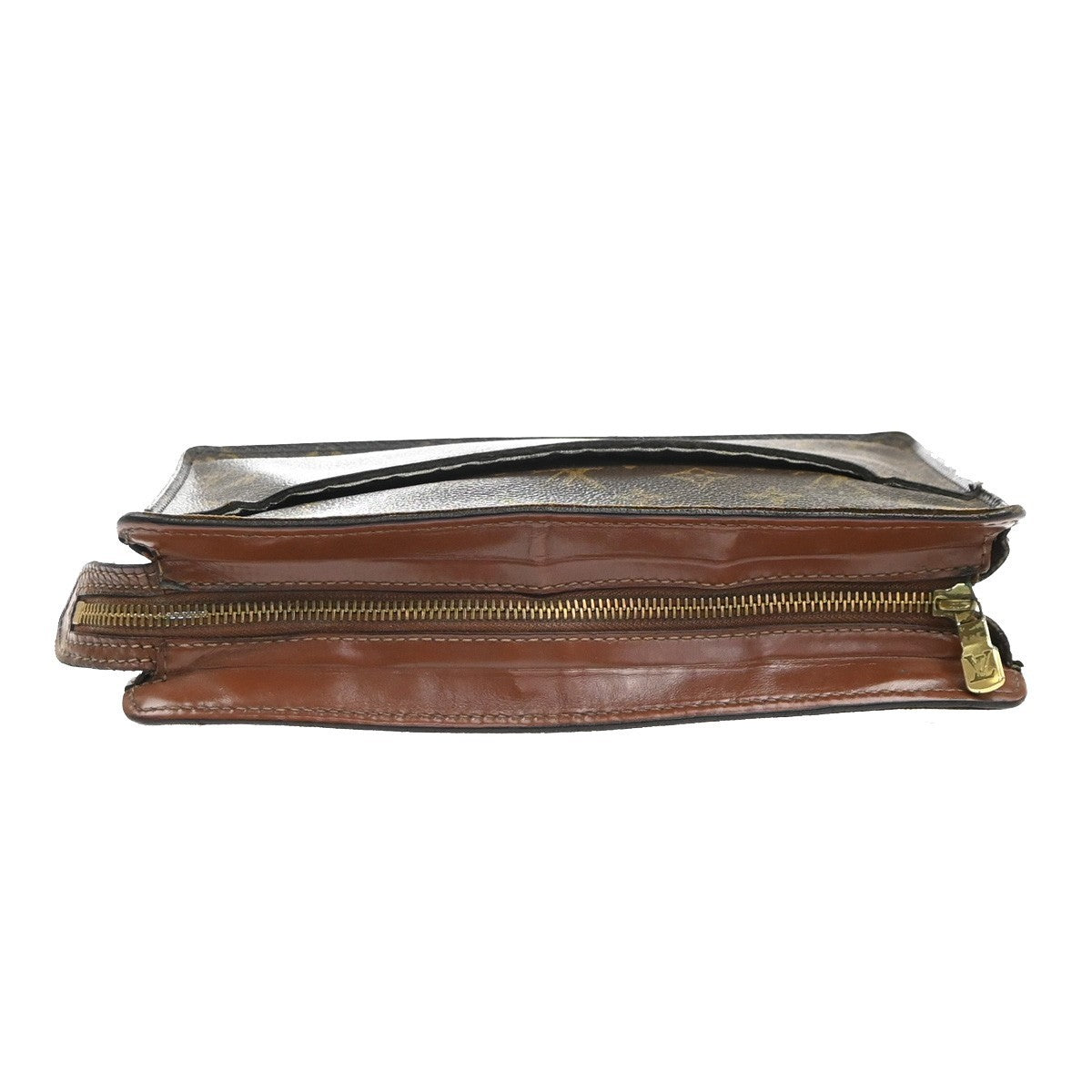 LOUIS VUITTON Pochette Homme Clutch Hand Bag Monogram Leather BN M51795 09MA467