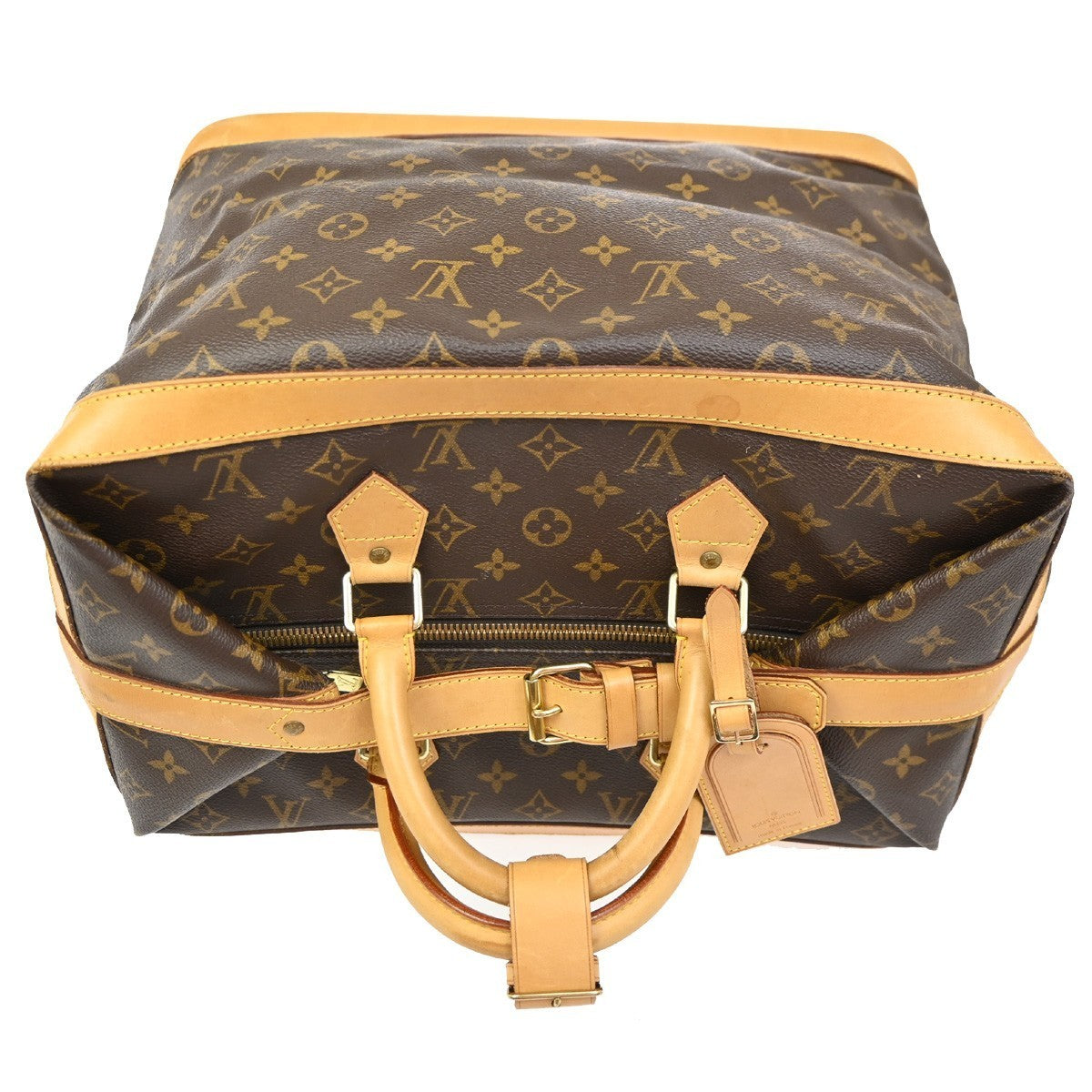 LOUIS VUITTON Travel Hand Cruiser Bag 40 Monogram Leather Brown M41139 96KC217