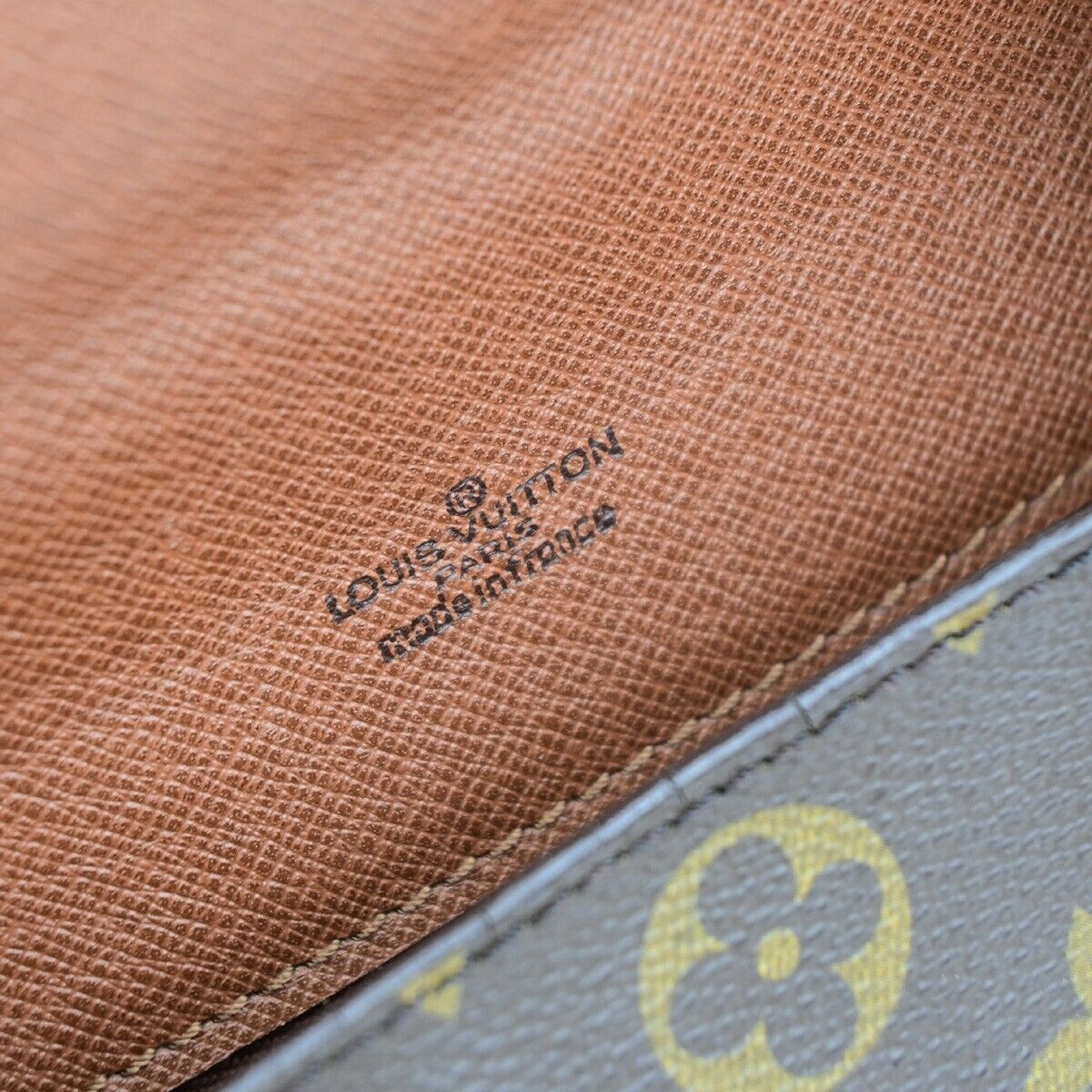 LOUIS VUITTON Saint Cloud MM Shoulder Bag Monogram Leather Brown M51243 36EC902