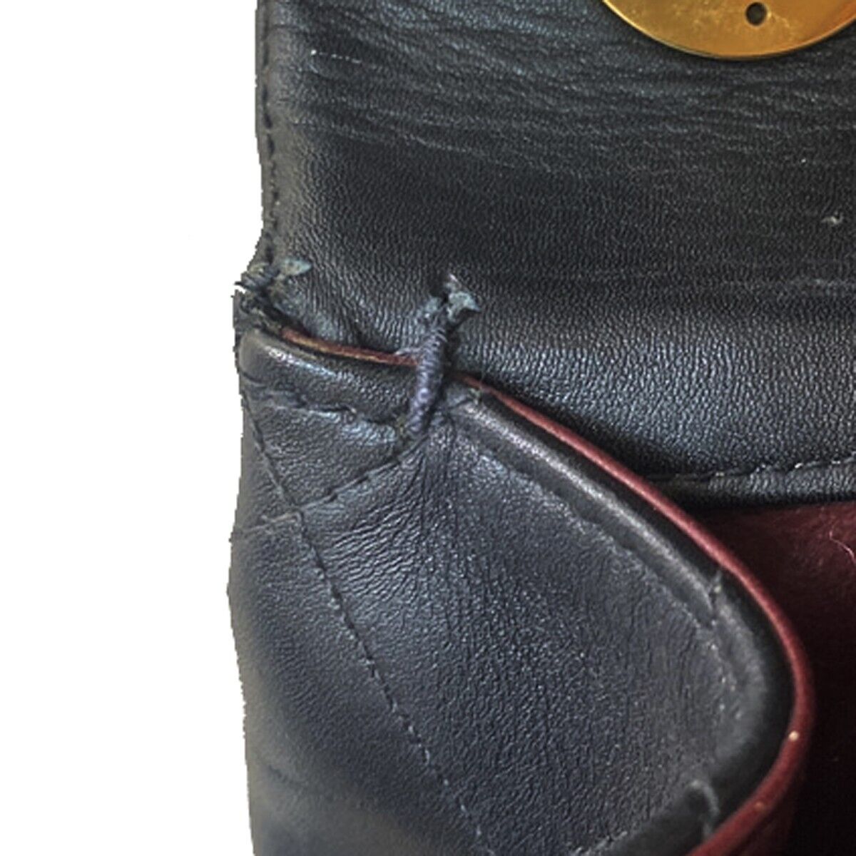 CHANEL CC Maxi Jumbo Matelasse 34 Chain Shoulder Bag Leather Black GHW 858RH948