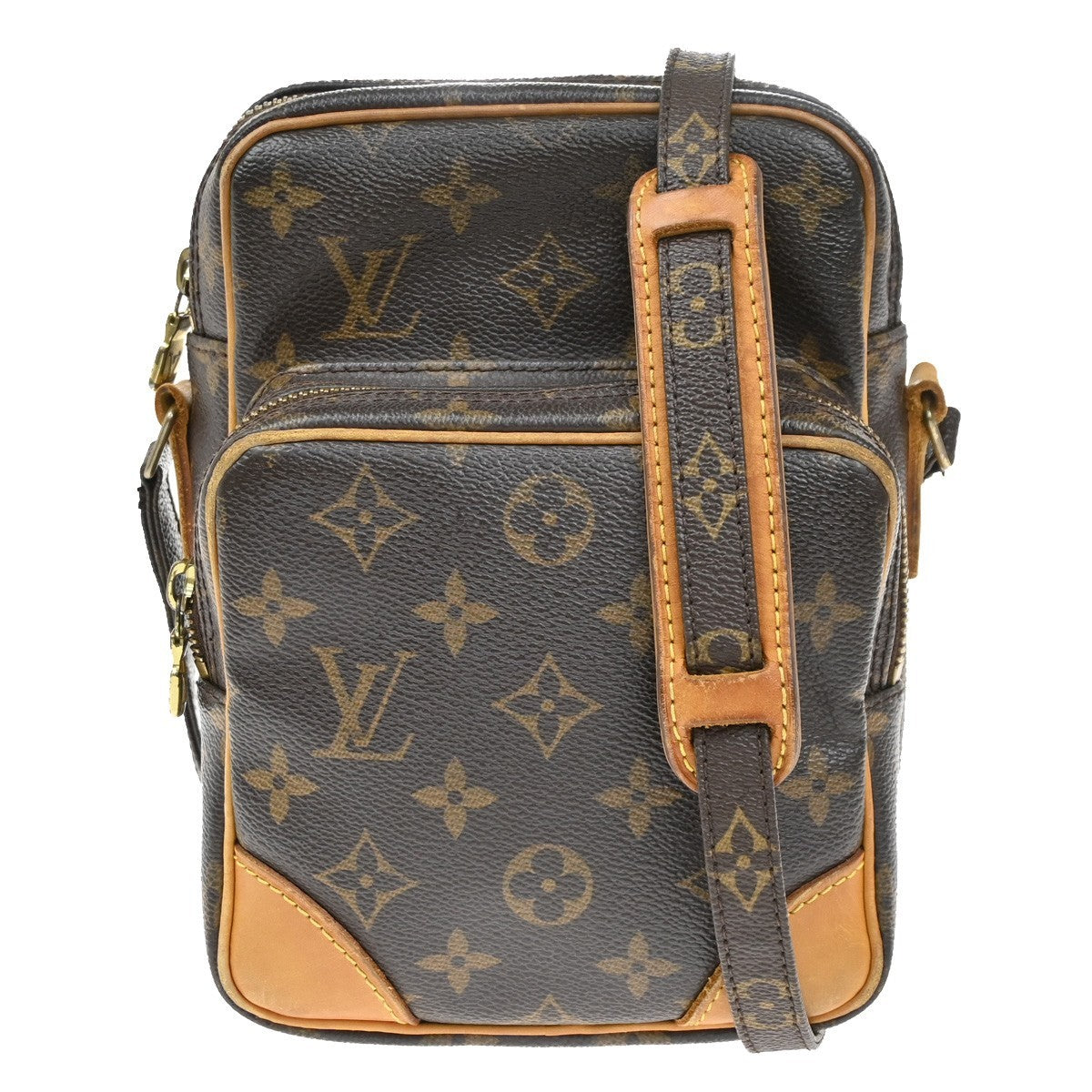 LOUIS VUITTON Amazon Crossbody Shoulder Bag Monogram Leather BN M45236 82EF923
