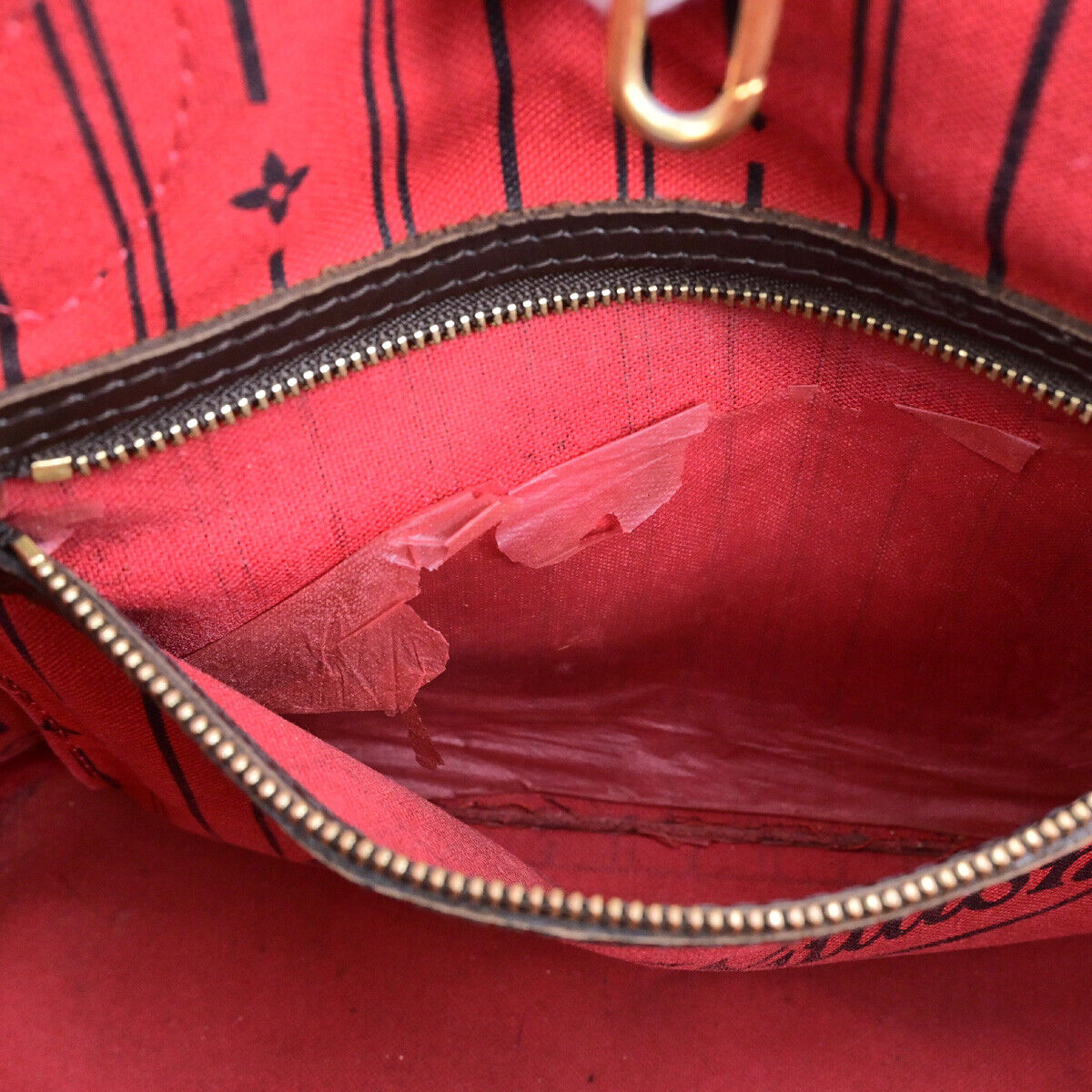 LOUIS VUITTON Neverfull PM Shoulder Tote Bag Damier Leather Brown N51109 79SJ514