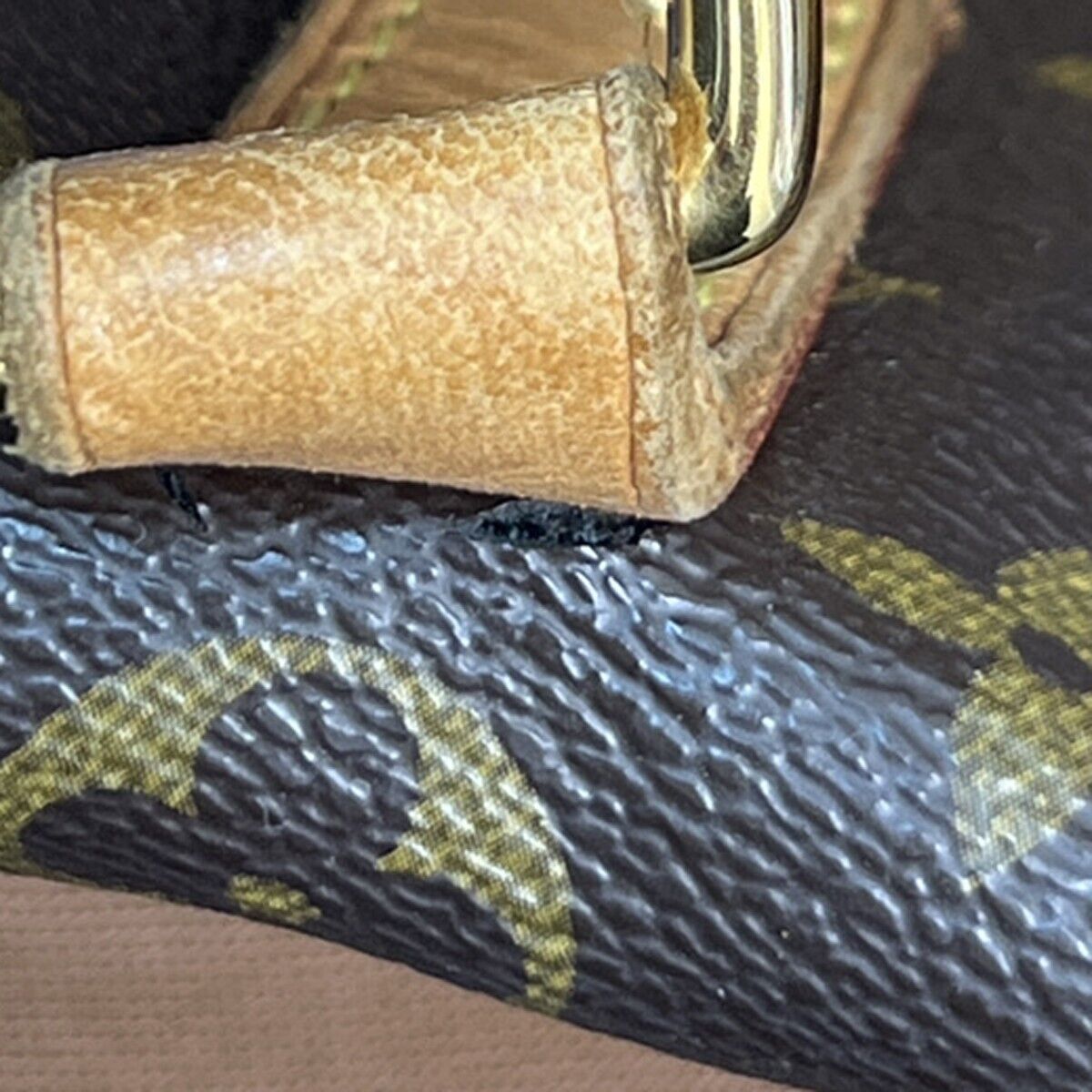 LOUIS VUITTON LV Stresa PM Shoulder Bag Monogram Leather Brown M51186 72SH676