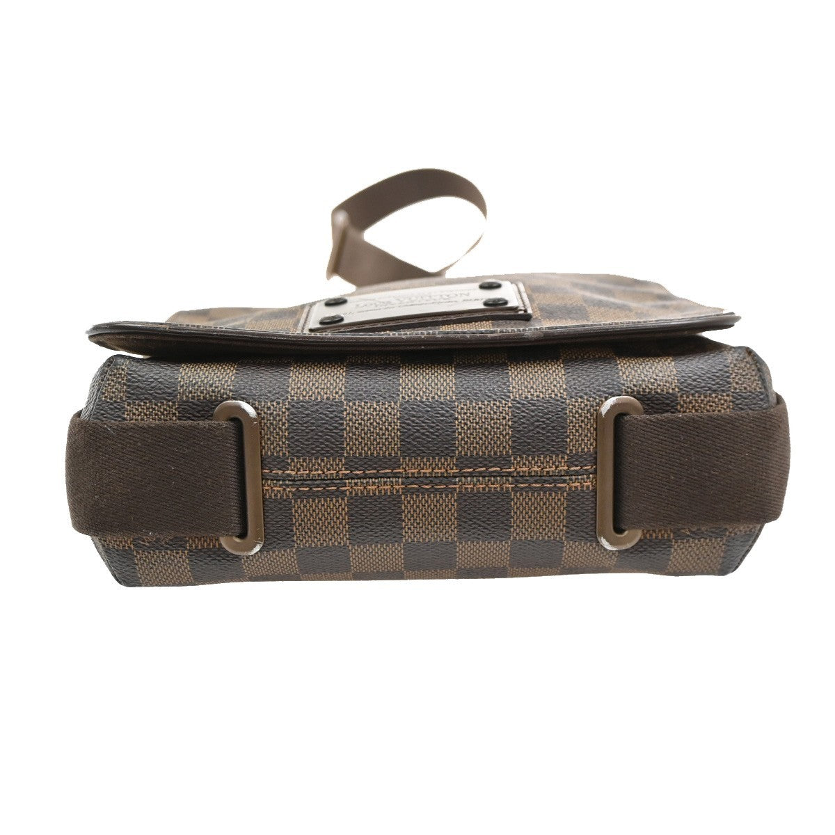 LOUIS VUITTON Brooklyn PM Shoulder Bag Damier Ebene Leather Brown N51210 72SA058