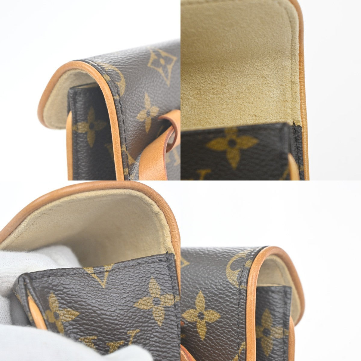 LOUIS VUITTON Pochette Florentine Bum Bag XS Monogram Leather BN M51855 70KC707