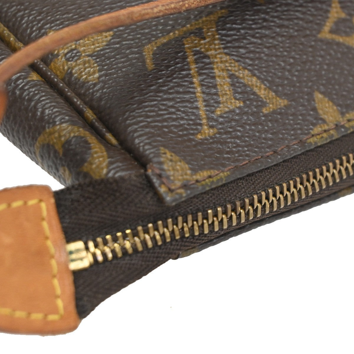 LOUIS VUITTON Pochette Accessoires Hand Bag Monogram Leather BN M51980 18CA666