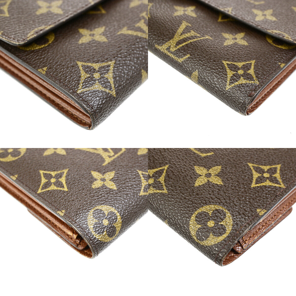 LOUIS VUITTON Porte Monnaie Credit Long Wallet Monogram Leather M61725 69YG495