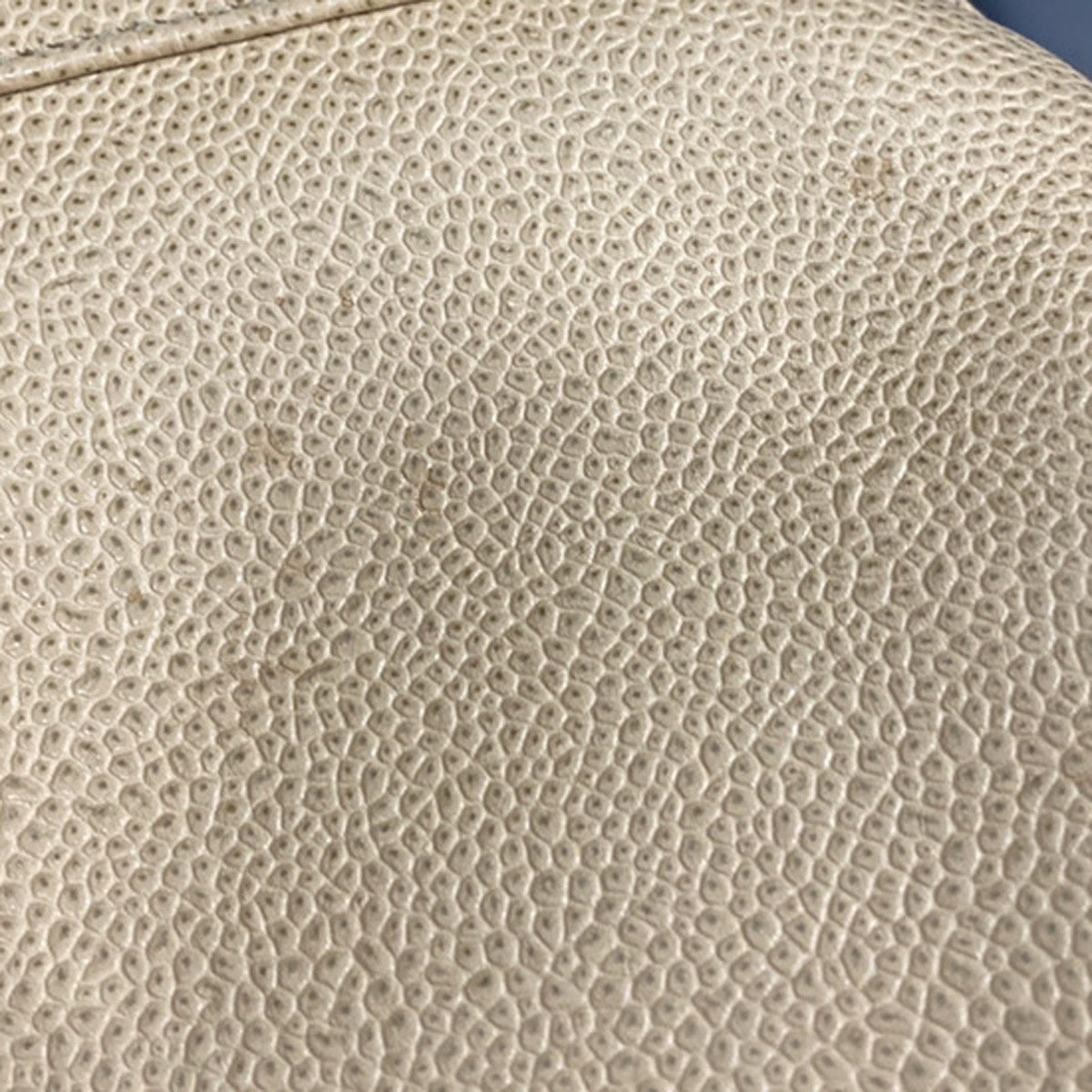 CHANEL CC Logo Chain Shoulder Bag Grained Calfskin Leather Beige Italy 680RP055