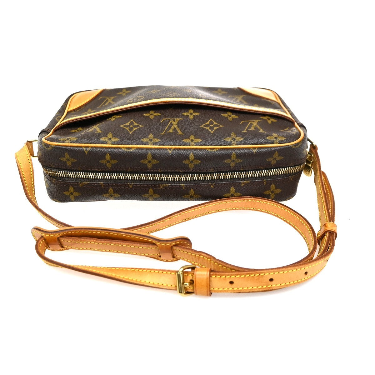LOUIS VUITTON Trocadero 27 Shoulder Bag Monogram Leather Brown M51274 71CA731