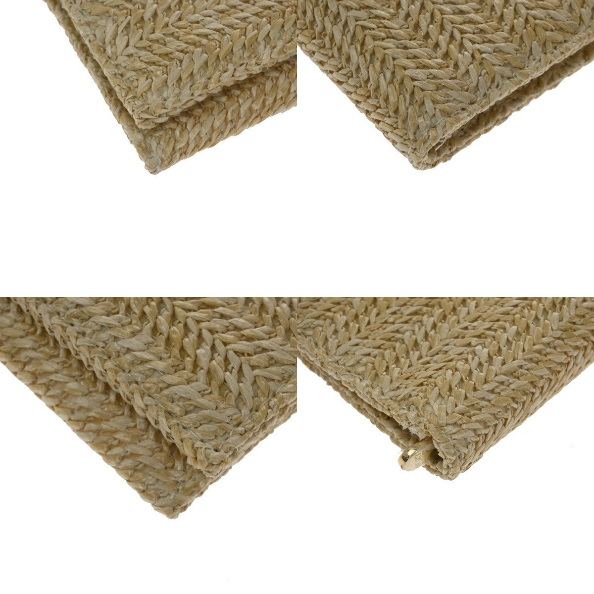 CHRISTIAN DIOR 3Set Novelty Towel Mesh Drawstring Canvas Pouch White 02KC451