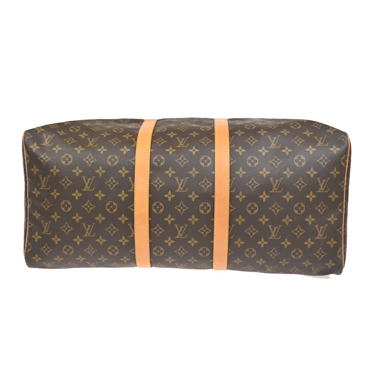 LOUIS VUITTON Keepall 55 Travel Hand Bag Monogram Leather Brown M41424 28RL893