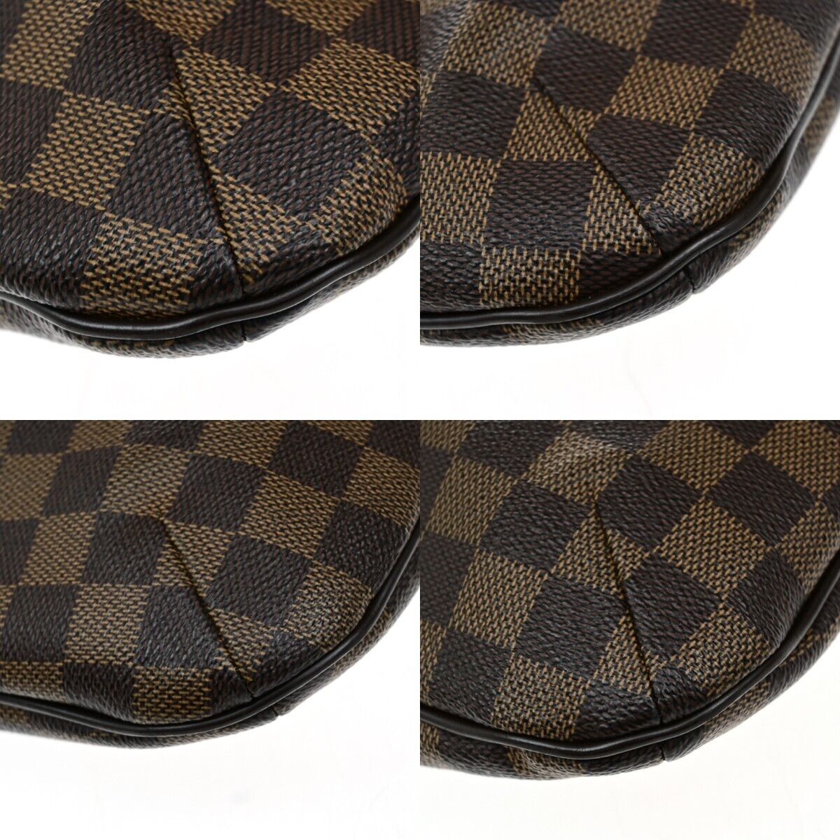LOUIS VUITTON Bloomsbury PM Shoulder Bag Damier Leather Brown N42251 21EE040