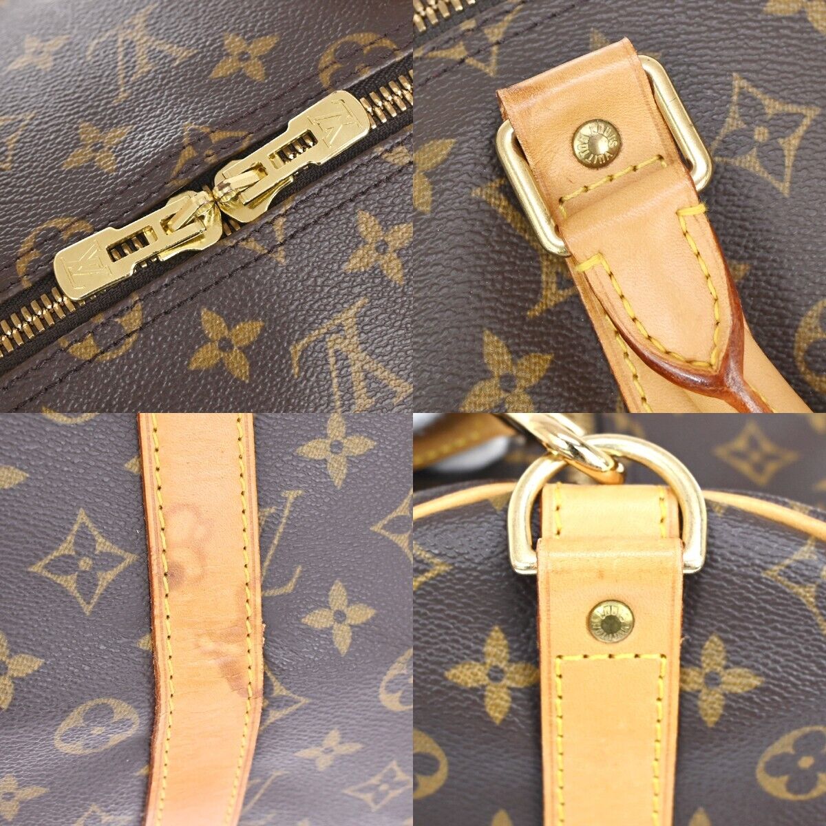 LOUIS VUITTON Keepall Bandouliere 55 2Way Hand Bag Monogram BN M41414 21HB055