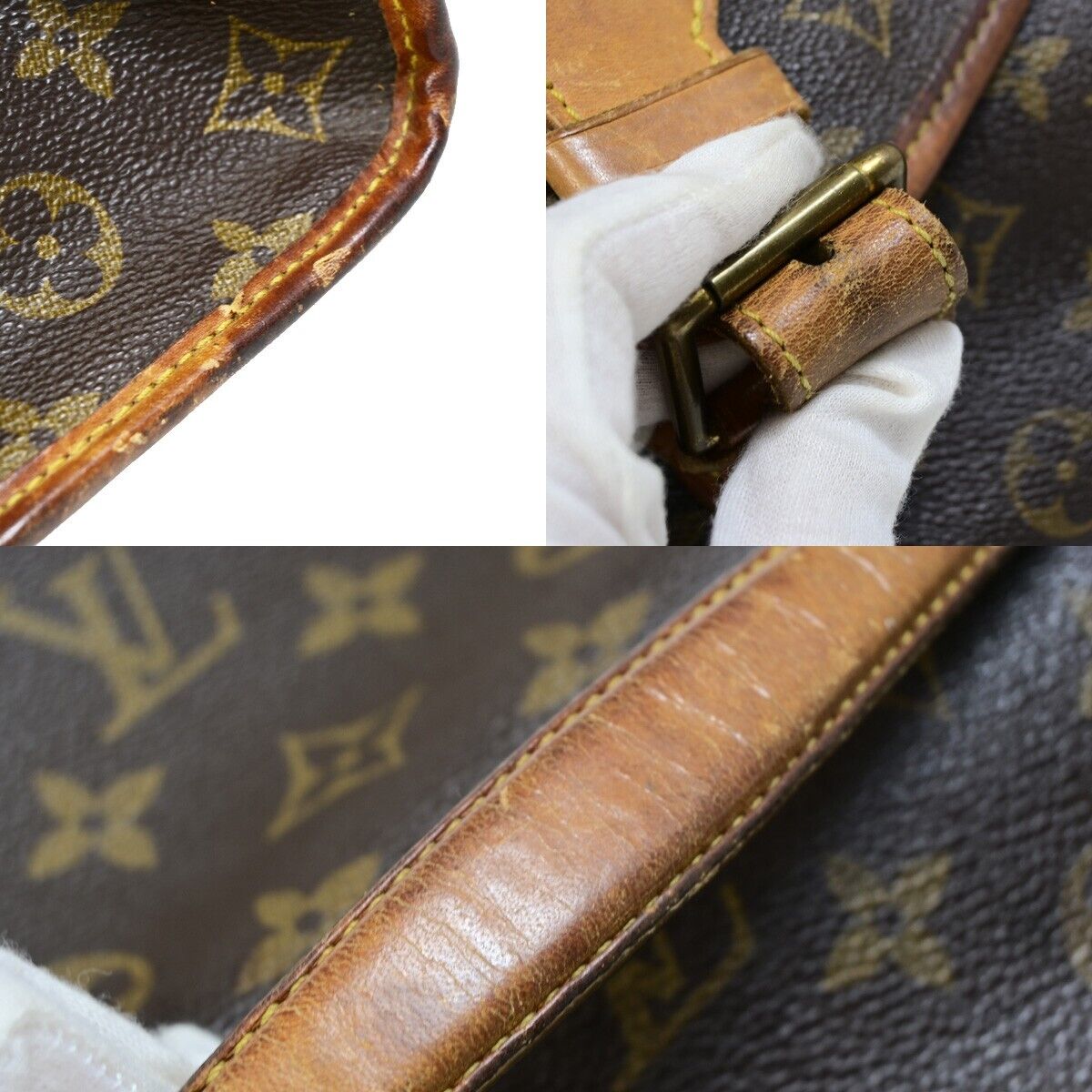 LOUIS VUITTON Beverly Hand Bag Briefcase Monogram Leather Brown M51121 69EB596