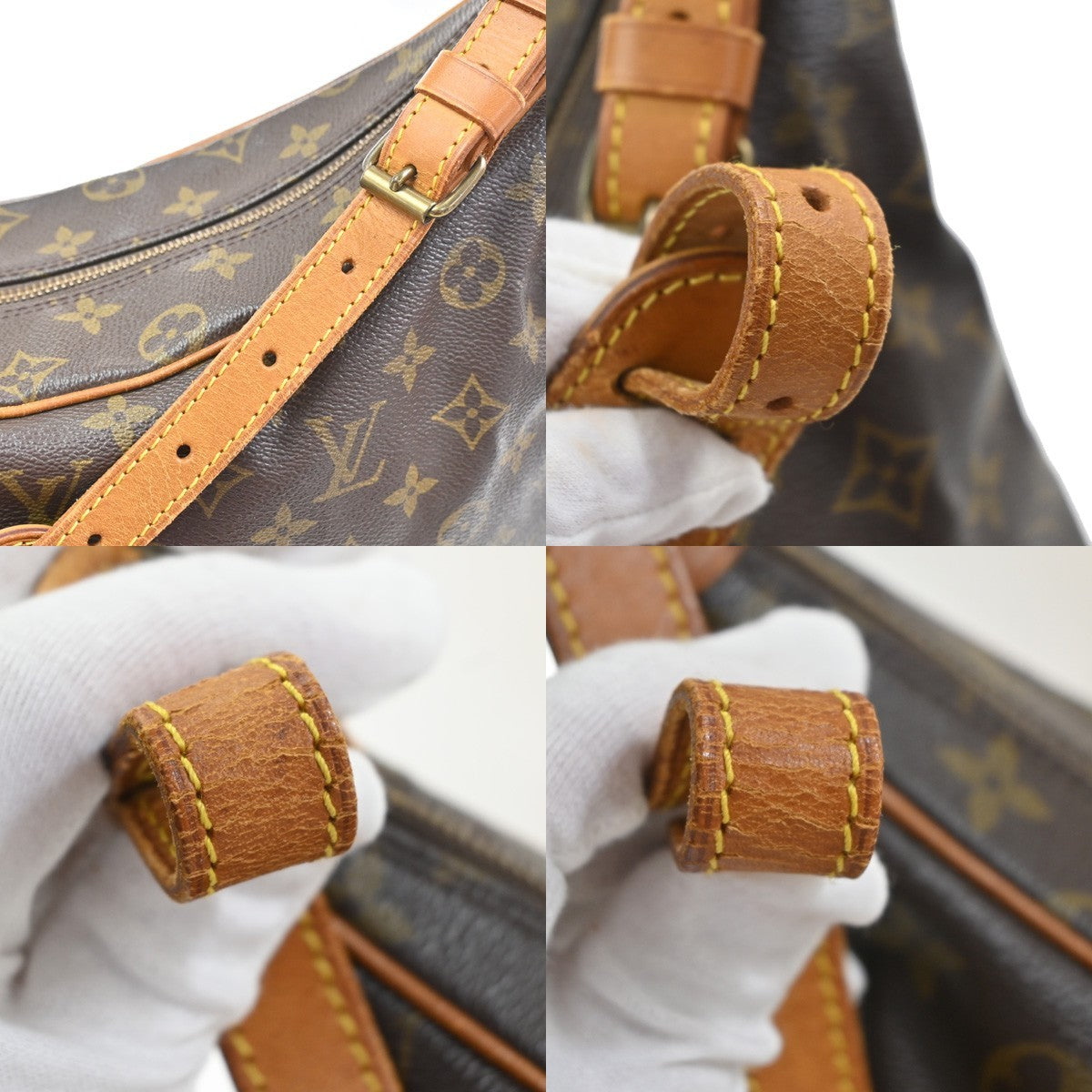 LOUIS VUITTON Boulogne 35 Shoulder Bag Monogram Leather Brown M51260 86SA009