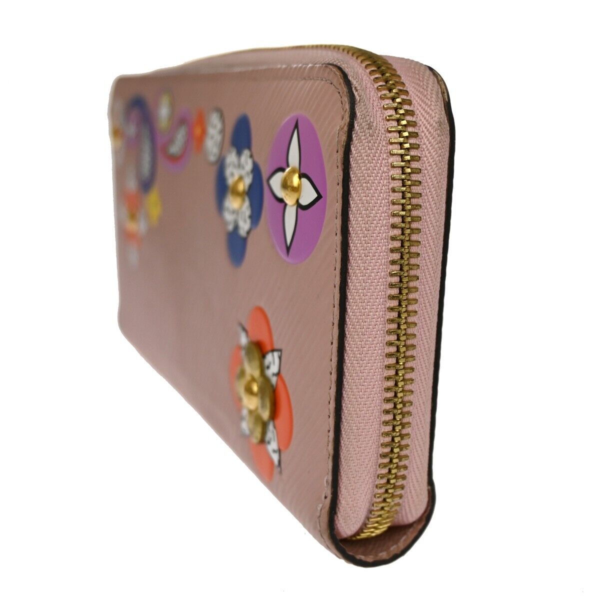LOUIS VUITTON Zippy Wallet Long Bifold Purse Epi Leather Pink M62067 30GA974