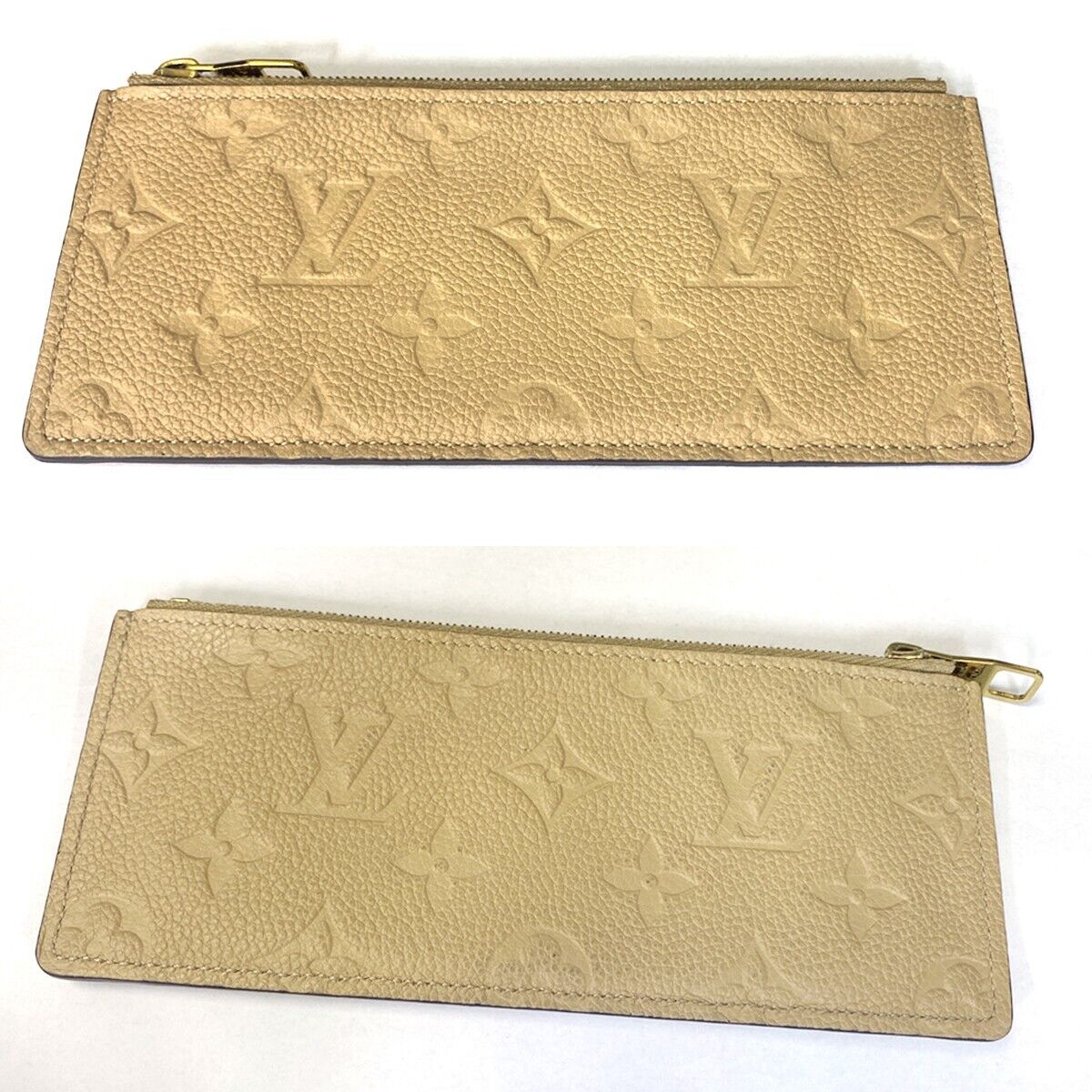LOUIS VUITTON Clemence Long Bifold Wallet Monogram Empreinte BG M60173 35KA397