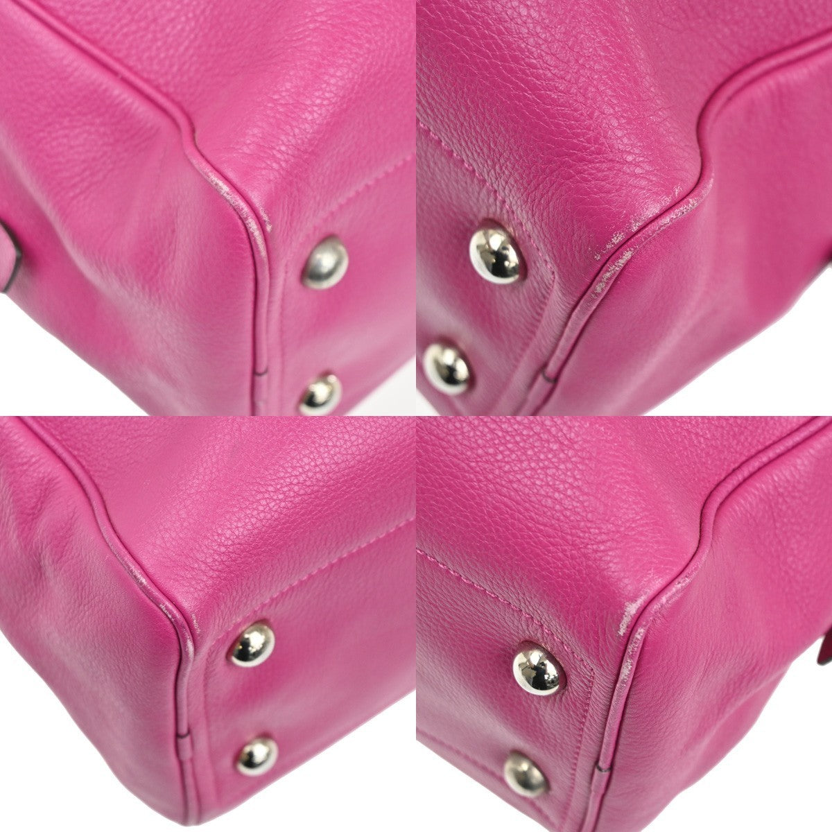 LOEWE  LOGO Heritage Shoulder Bag Leather Pink SHW Spain 35TA441