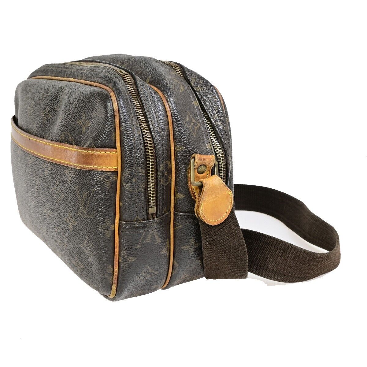 LOUIS VUITTON Reporter PM Crossbody Shoulder Bag Monogram Leather M45254 62FA874