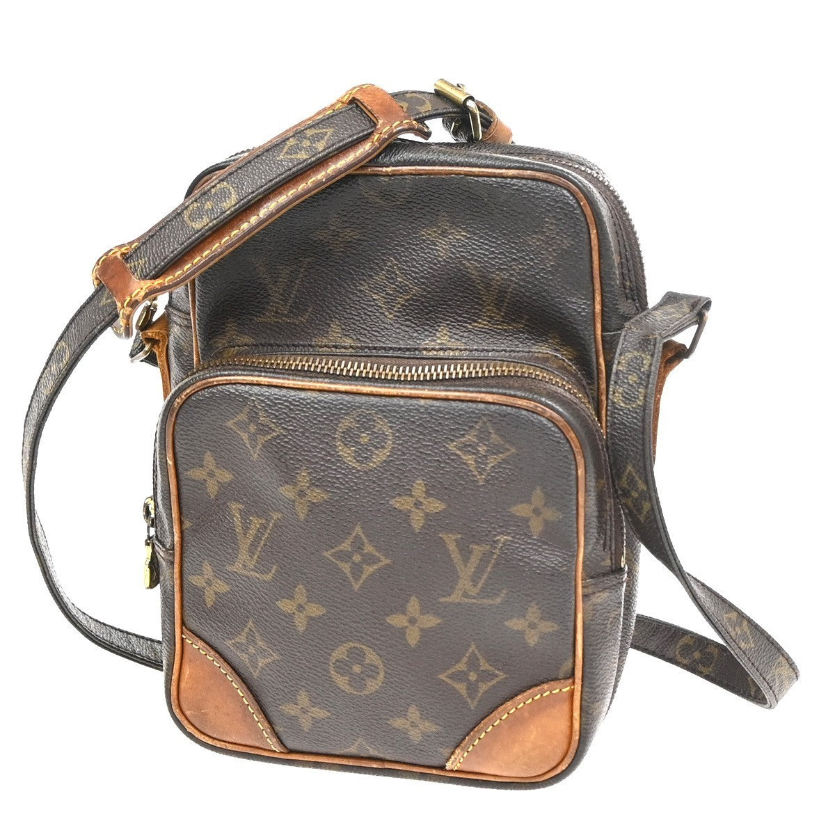 LOUIS VUITTON Amazon Crossbody Shoulder Bag Monogram Leather BN M45236 62KC183